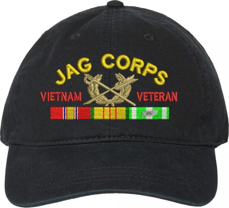 U.S. Army Judge Advocate General's Corps Vietnam Veteran Unstructured Dad Cap