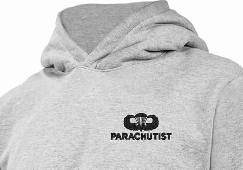 U.S. Army Jump Wings Parachutist Heavy Weight Fleece Hoodie