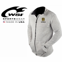 U.S. Army Knit HEATR&#174; Long Sleeve Full Zip Shirts Thumbnail Illustration