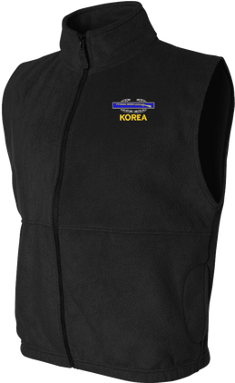 U.S. Army Korea (CIB) Full-Zip Fleece Vest