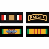U.S. Army License Plates Thumbnail Illustration
