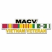 U.S. Army MACV Vietnam Veteran Window Strip Decal