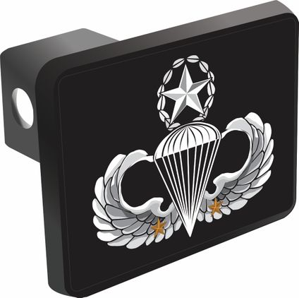U.S. Army Master 2 Combat Jump Wings Trailer Hitch Cover
