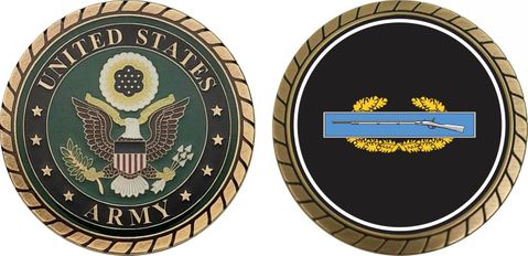 U.S. Army Master Combat Infantry Badge Challenge Coin