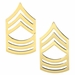 U.S. Army Master Sergeant Gold Collar Rank Insignia