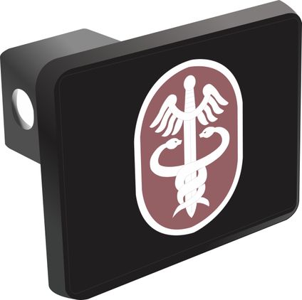 U.S. Army Medical Command Patch Hitch Cover