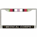U.S. Army Medical Corps Afghanistan Veteran License Plate Frame