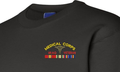 U.S. Army Medical Corps Iraq Veteran Sweatshirt