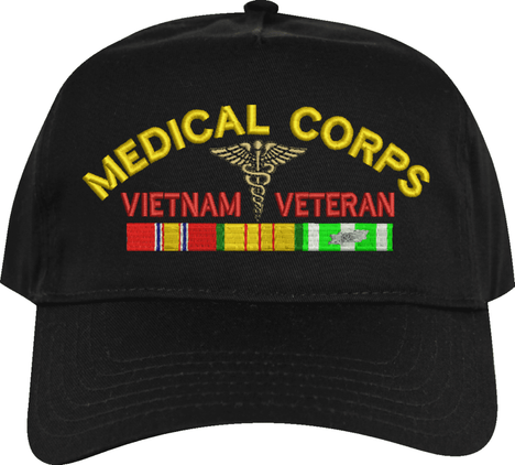 U.S. Army Medical Corps Vietnam Veteran Embroidered Cap