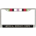 U.S. Army Medical Service Corps Afghanistan Veteran License Plate Frame