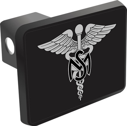 U.S. Army Medical Service Corps Hitch Cover