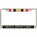 U.S. Army Medical Service Corps Iraq Veteran License Plate Frame
