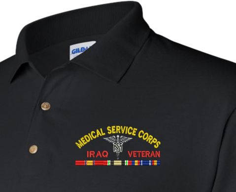 U.S. Army Medical Service Corps Iraq Veteran Polo