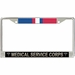 U.S. Army Medical Service Corps Kosovo Veteran License Plate Frame