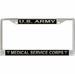 U.S. Army Medical Service Corps License Plate Frame