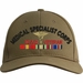 U.S. Army Medical Specialist Corps Iraq Veteran Embroidered Cap