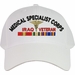 U.S. Army Medical Specialist Corps Iraq Veteran Embroidered Cap