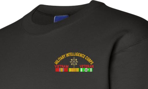 U.S. Army Military Intelligence Corps Vietnam Veteran Sweatshirt