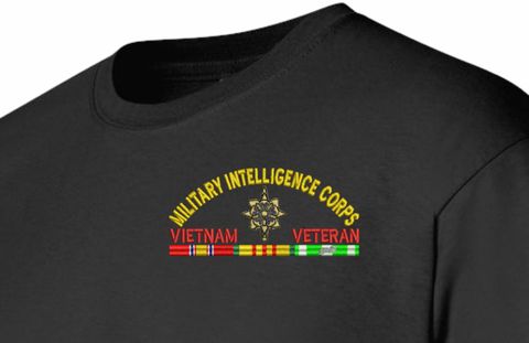 U.S. Army Military Intelligence Corps Vietnam Veteran T-Shirt