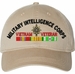U.S. Army Military Intelligence Corps Vietnam Veteran Unstructured Dad Cap