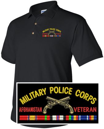 U.S. Army Military Police Corps Afghanistan Veteran Polo