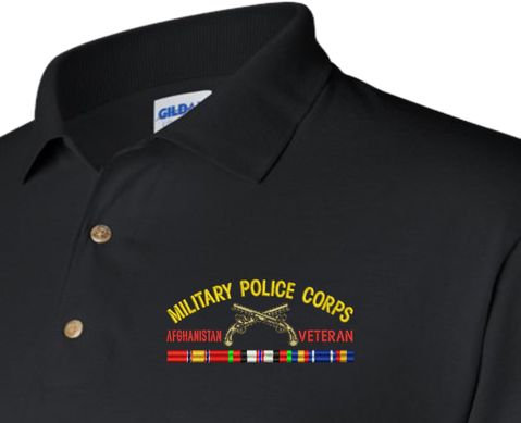 U.S. Army Military Police Corps Afghanistan Veteran Polo