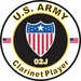 U.S. Army MOS 02J Clarinet Player