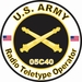U.S. Army MOS  05C40 Radio Teletype Operator Decal Sticker