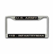 U.S. Army MOS 11B Infantryman License Plate Frame