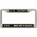 U.S. Army MOS 11C Mortars License Plate Frame