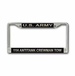 U.S. Army MOS 11H Antitank Crewman TOW License Plate Frame