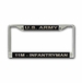 U.S. Army MOS 11m Infantryman License Plate Frame
