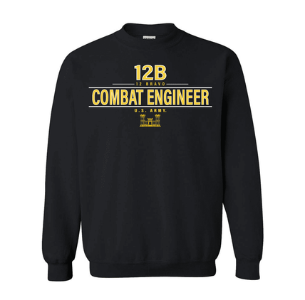 U.S. Army MOS 12b Combat Engineer Sweatshirt