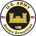 U.S. Army MOS 12E Atomic Demolition Decal Sticker