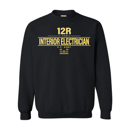 U.S. Army MOS 12r Interior Electrician Sweatshirt