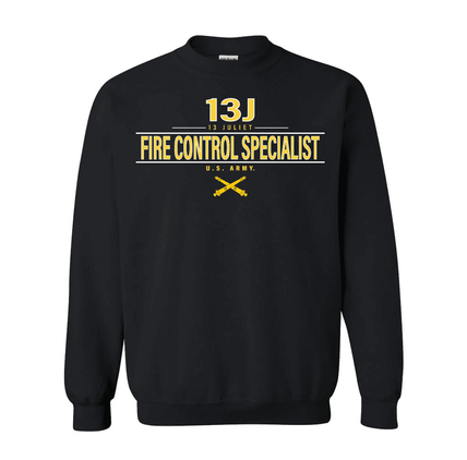 U.S. Army MOS 13J Fire Control Specialist Sweatshirt