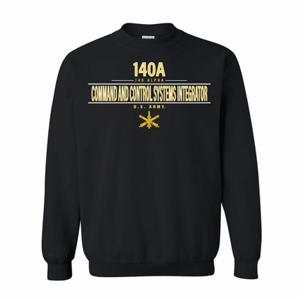 U.S. Army MOS 140A Command and Control Systems Operator Sweatshirt