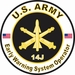 U.S. Army MOS 14J Early Warning System Operator
