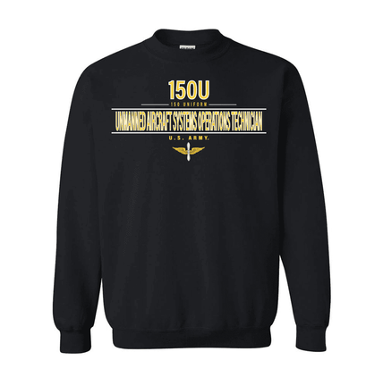 U.S. Army MOS 150u Unmanned Aircraft Systems Operations Technician Sweatshirt