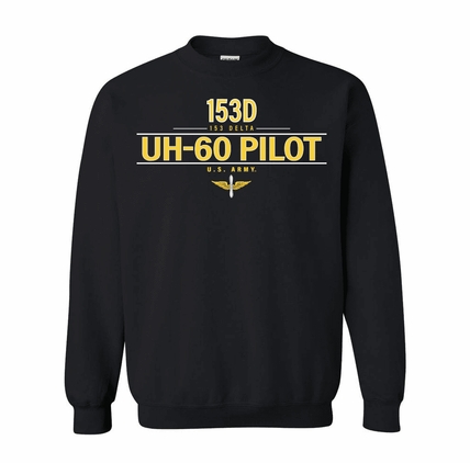 U.S. Army MOS 153d UH-60 Pilot Sweatshirt