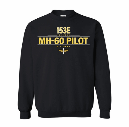 U.S. Army MOS 153e MH-60 Pilot Sweatshirt