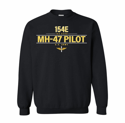 U.S. Army MOS 154e MH-47 Pilot Sweatshirt