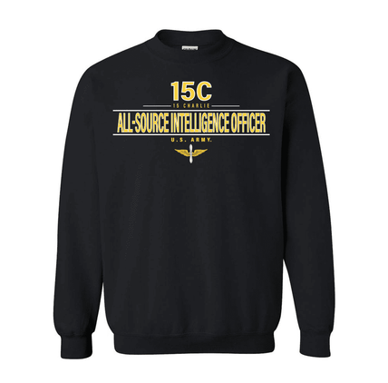 U.S. Army MOS 15c All Source Intelligence Officer Sweatshirt