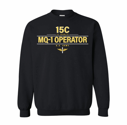 U.S. Army MOS 15c MQ-1 Operator Sweatshirt