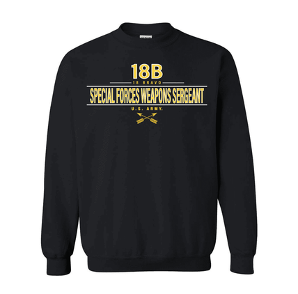 U.S. Army MOS 18B Special Forces Weapons Sergeant Sweatshirt
