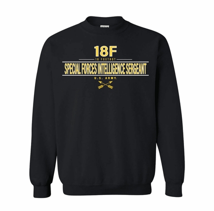U.S. Army MOS 18F Special Forces Intelligence Sergeant Sweatshirt