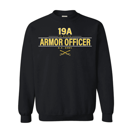 U.S. Army MOS 19A Armor Officer Sweatshirt
