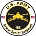U.S. Army MOS 19Z Armor Senior Sergeant