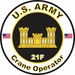 U.S. Army MOS 21F Crane Operator