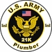 U.S. Army MOS 21K Decal: Plumber